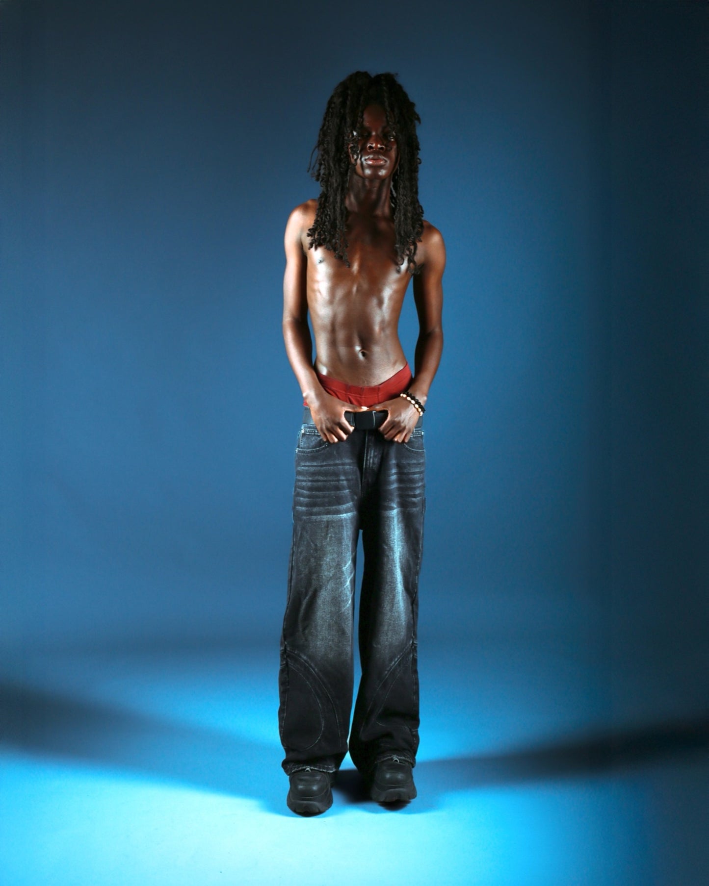 WASHED ARC DENIM