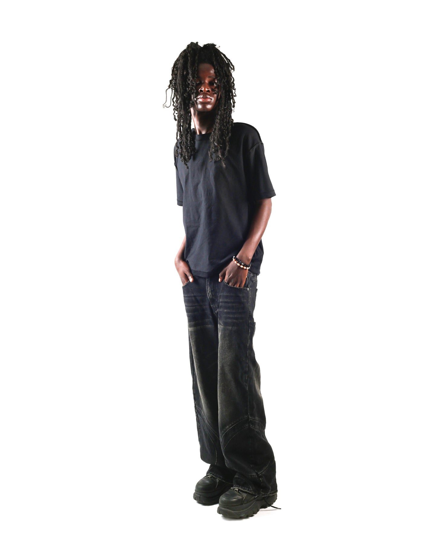 WASHED ARC DENIM