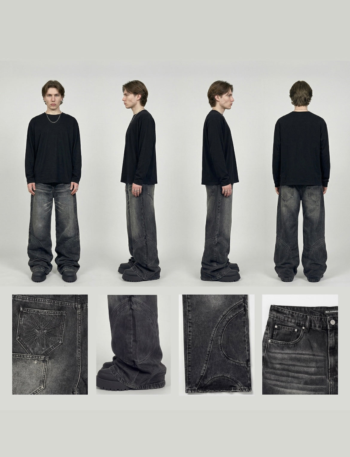 Washed Arc Denim