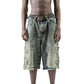 Detachable Rust Washed Denim