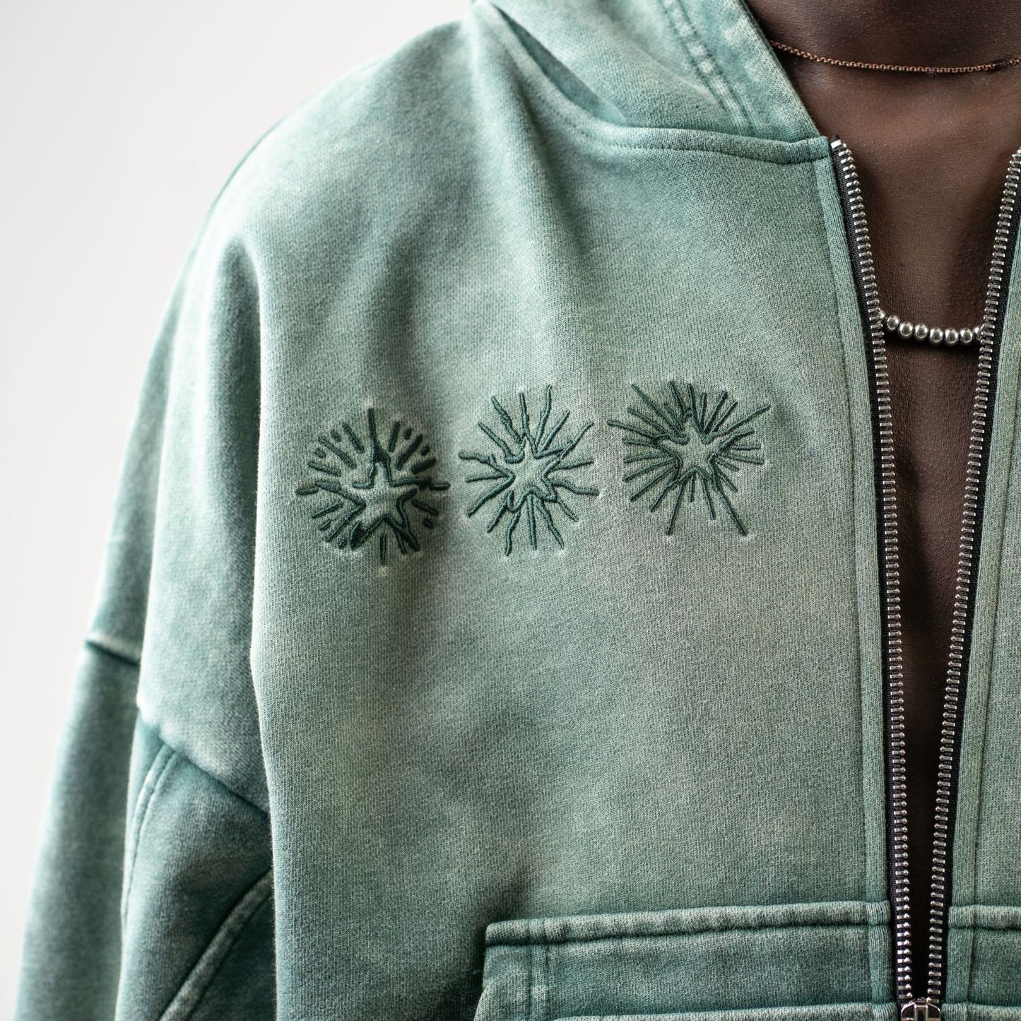 Sunfade Washed Zipper