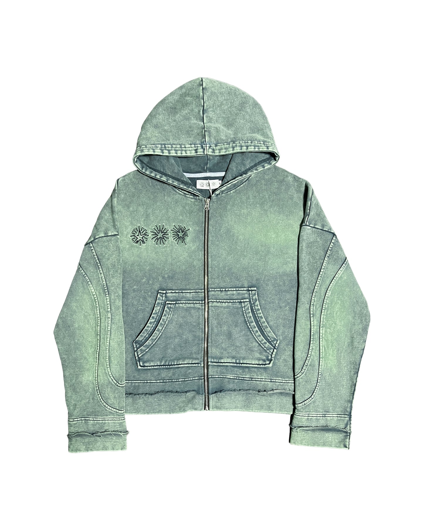 Sunfade Washed Zipper